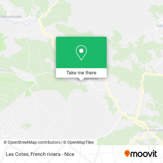 Les Cotes map