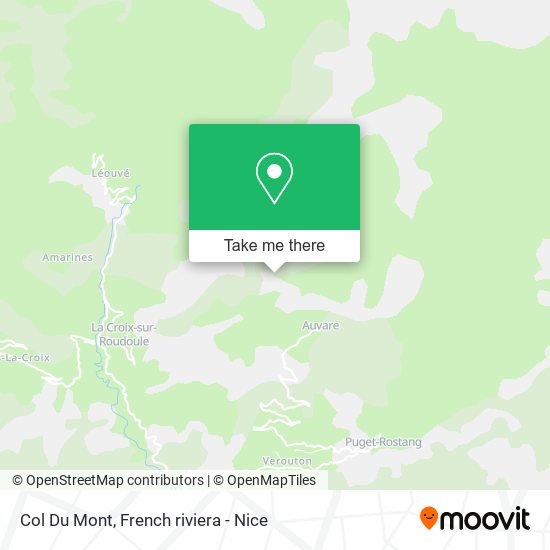 Col Du Mont map