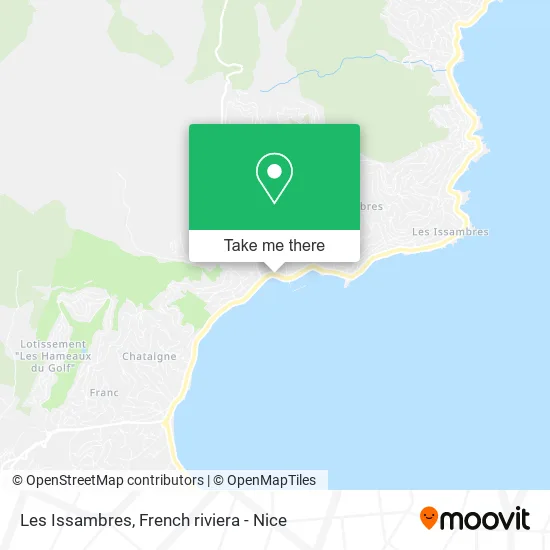 Les Issambres map