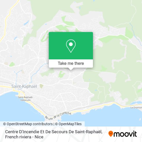 Centre D'Incendie Et De Secours De Saint-Raphaël map