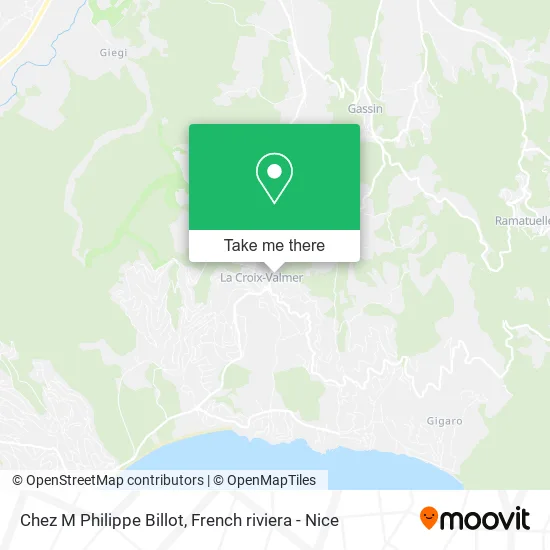 Chez M Philippe Billot map