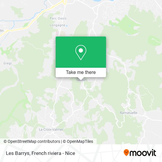 Les Barrys map