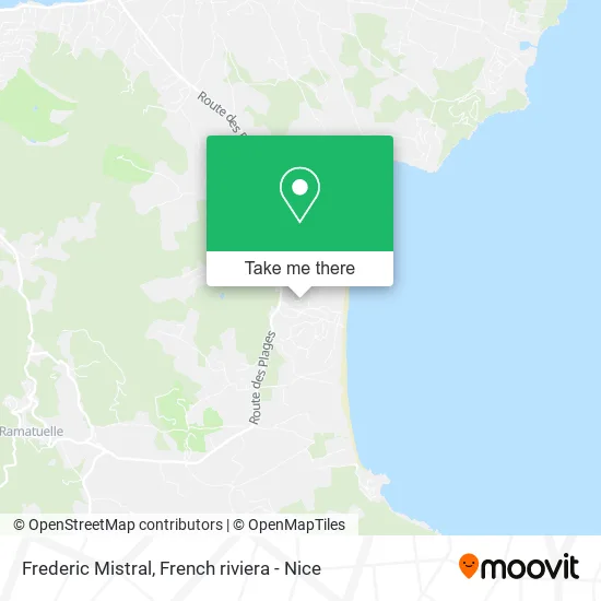 Frederic Mistral map