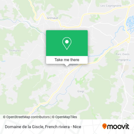 Domaine de la Giscle map