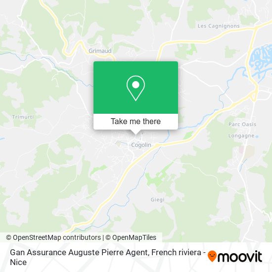 Mapa Gan Assurance Auguste Pierre Agent