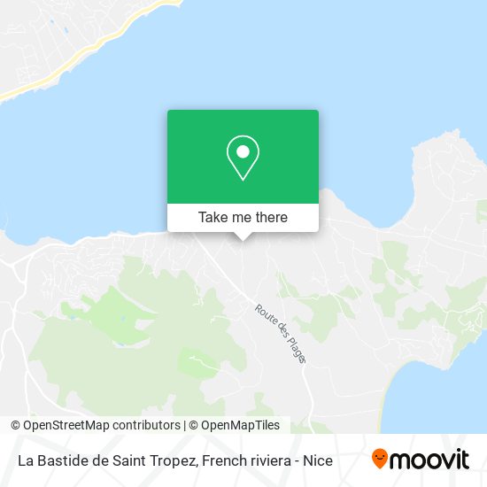 La Bastide de Saint Tropez map