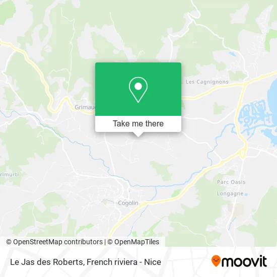 Le Jas des Roberts map