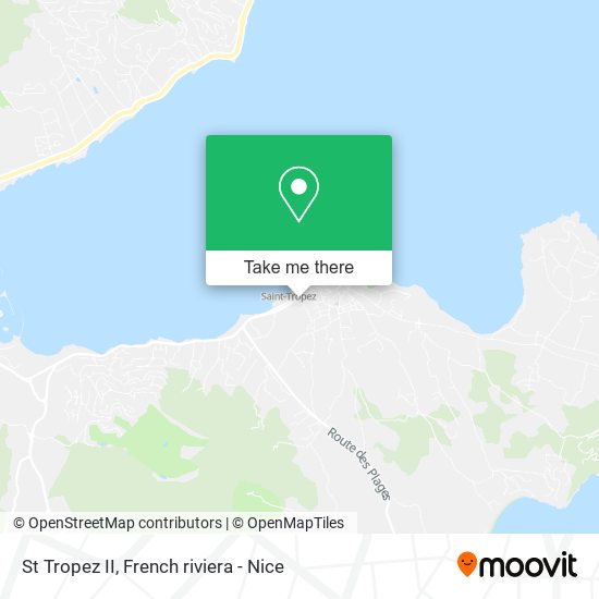 St Tropez II map