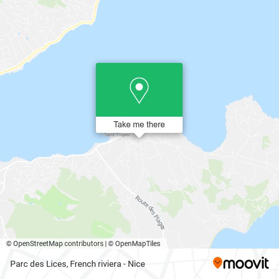 Parc des Lices map