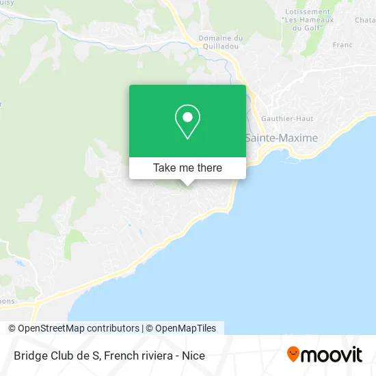 Bridge Club de S map