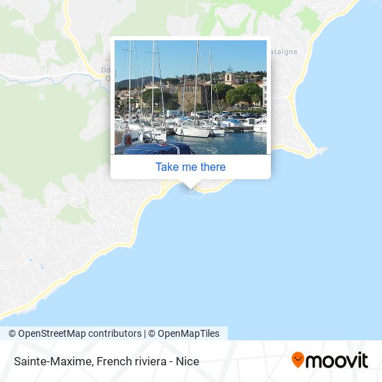 Sainte-Maxime map