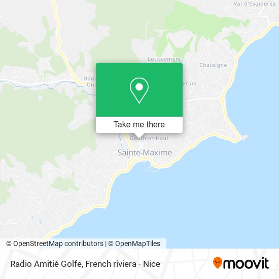 Radio Amitié Golfe map