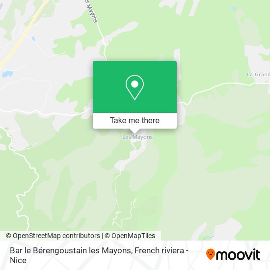 Bar le Bérengoustain les Mayons map