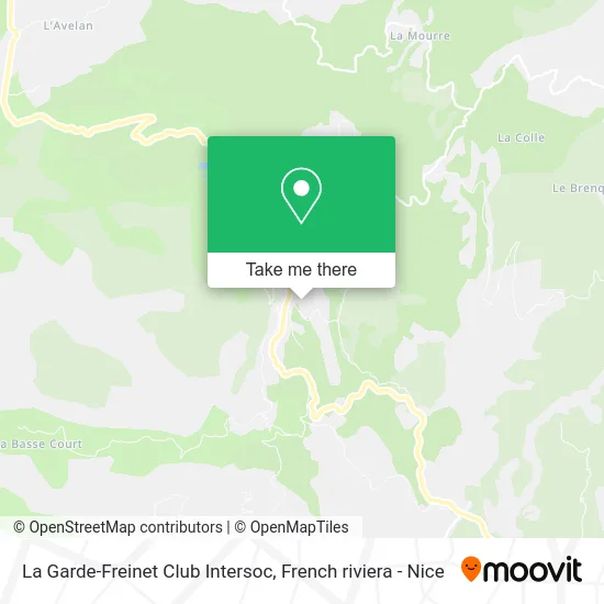La Garde-Freinet Club Intersoc map