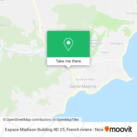 Espace Madison Building RD 25 map