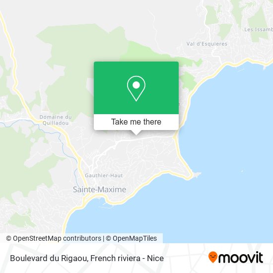 Mapa Boulevard du Rigaou