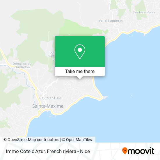 Mapa Immo Cote d'Azur