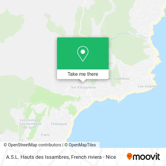 A.S.L. Hauts des Issambres map