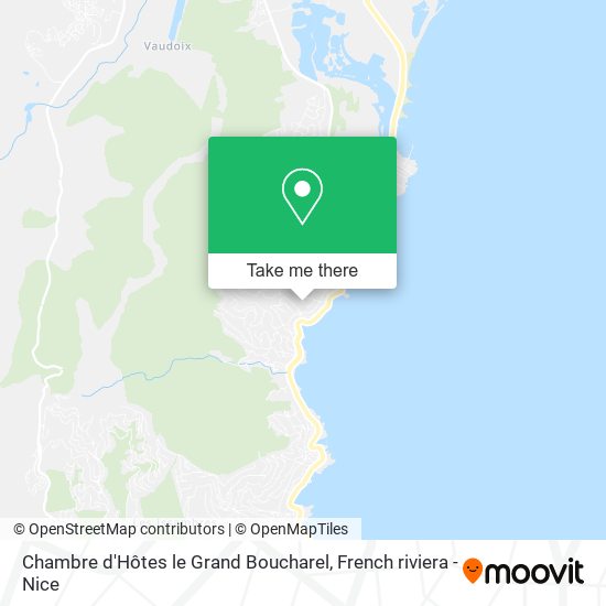 Chambre d'Hôtes le Grand Boucharel map