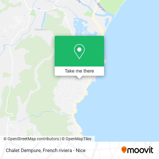Chalet Dempure map