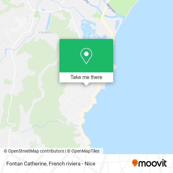 Mapa Fontan Catherine