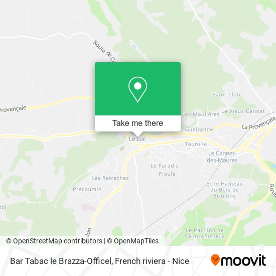 Bar Tabac le Brazza-Officel map