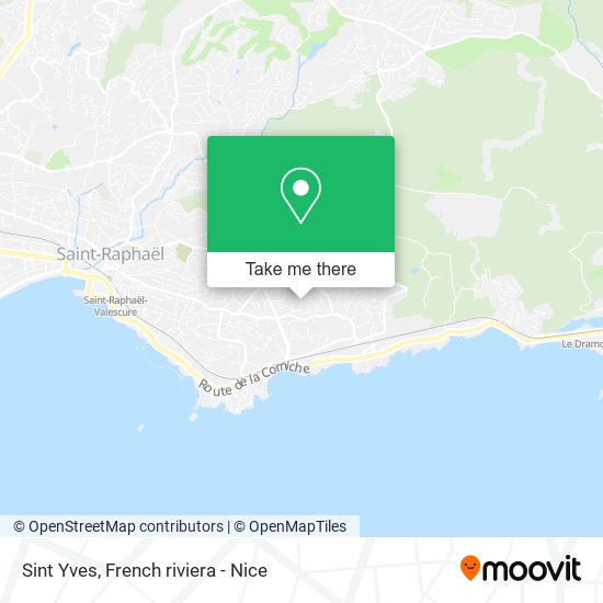 Mapa Sint Yves