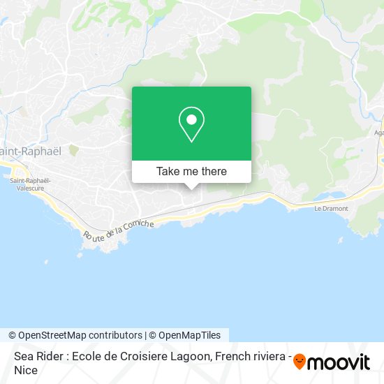 Mapa Sea Rider : Ecole de Croisiere Lagoon