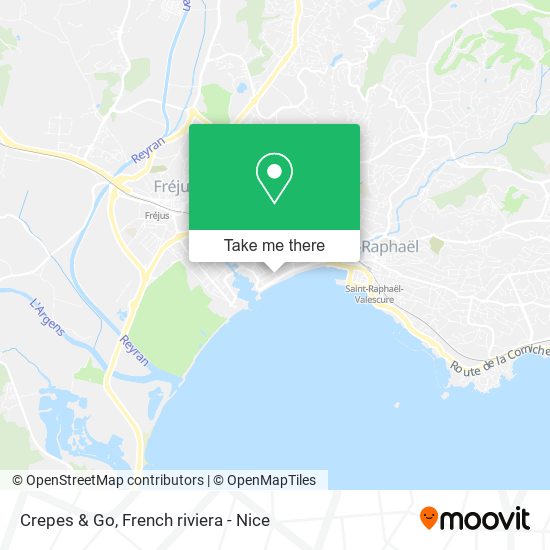 Crepes & Go map