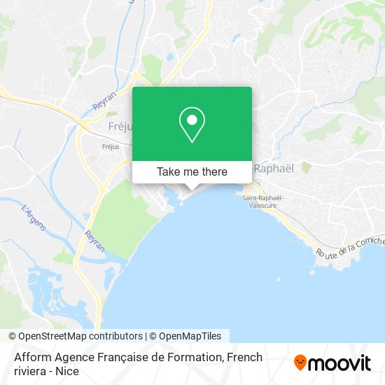 Afform Agence Française de Formation map