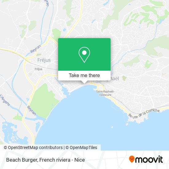 Beach Burger map