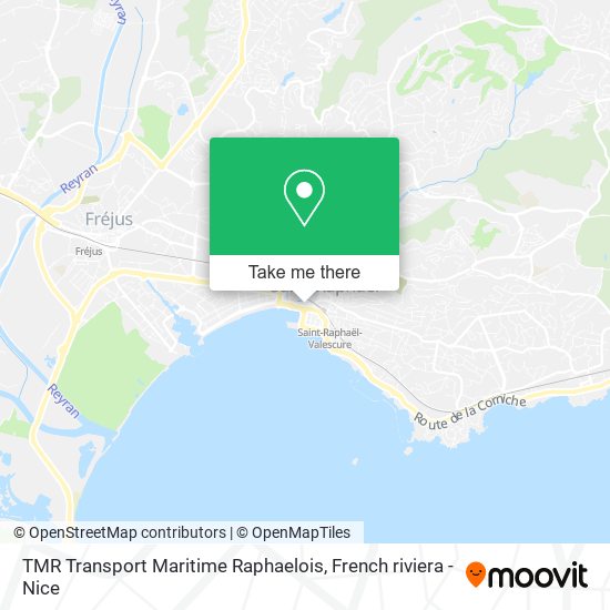 TMR Transport Maritime Raphaelois map