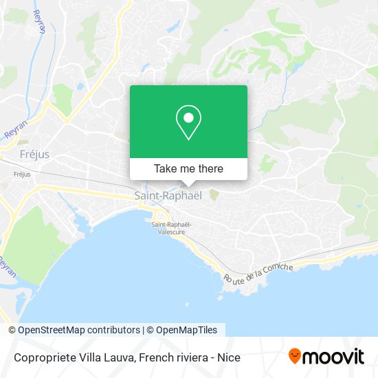 Copropriete Villa Lauva map