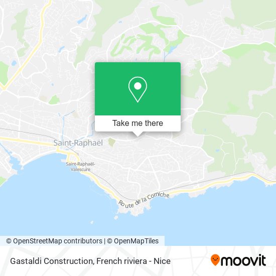 Gastaldi Construction map