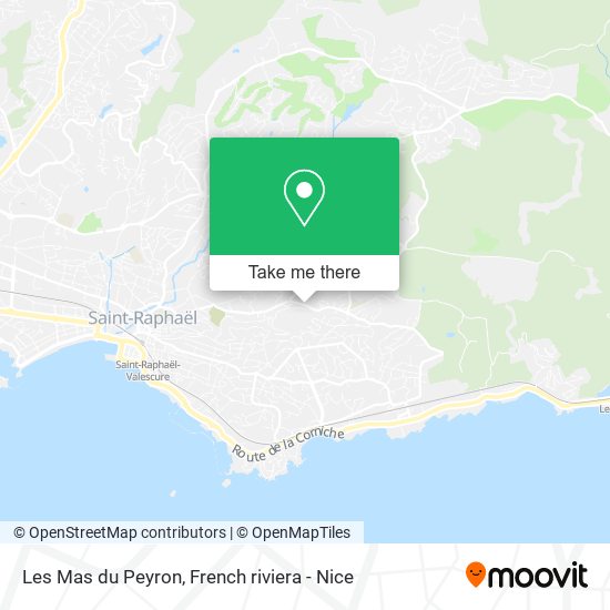 Mapa Les Mas du Peyron