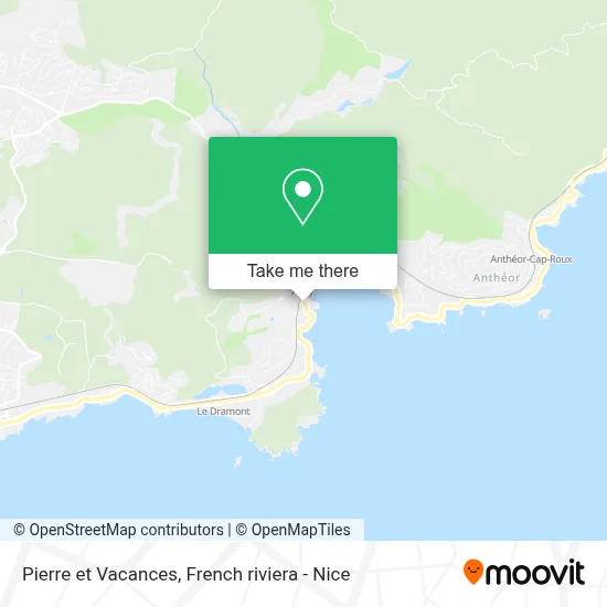 Pierre et Vacances map