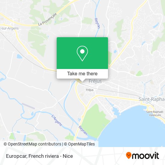 Europcar map