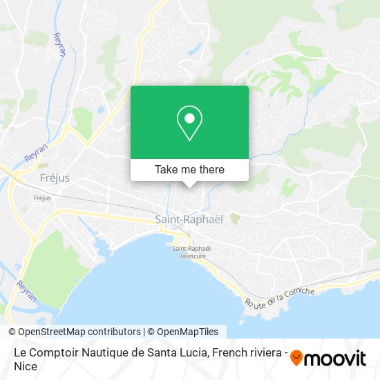 Le Comptoir Nautique de Santa Lucia map