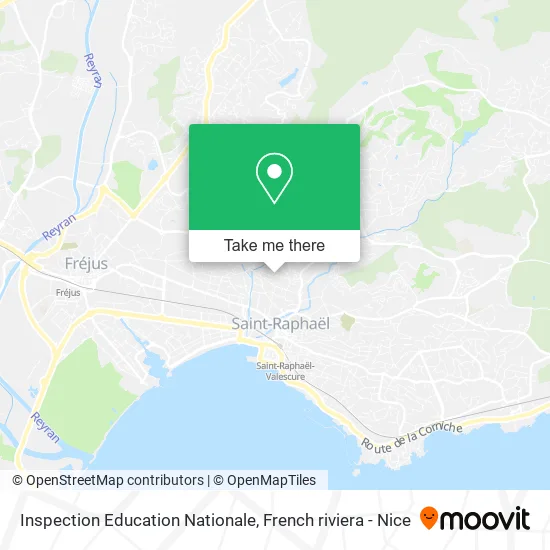 Inspection Education Nationale map