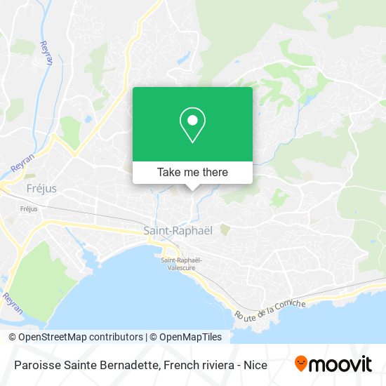Mapa Paroisse Sainte Bernadette