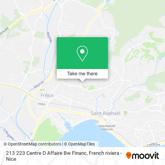 213 223 Centre D Affaire Bw Financ map