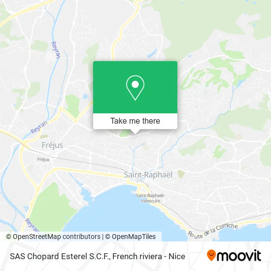 Mapa SAS Chopard Esterel S.C.F.