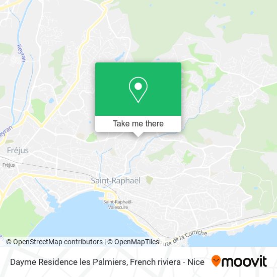 Dayme Residence les Palmiers map