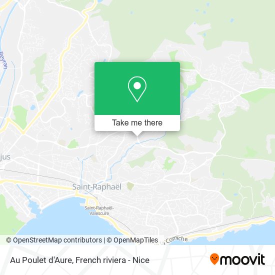 Au Poulet d'Aure map