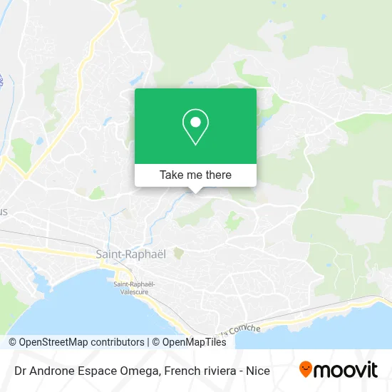Dr Androne Espace Omega map