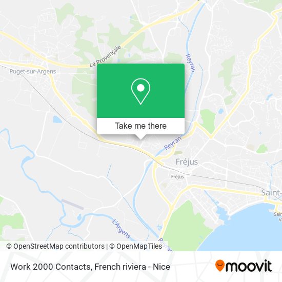 Work 2000 Contacts map