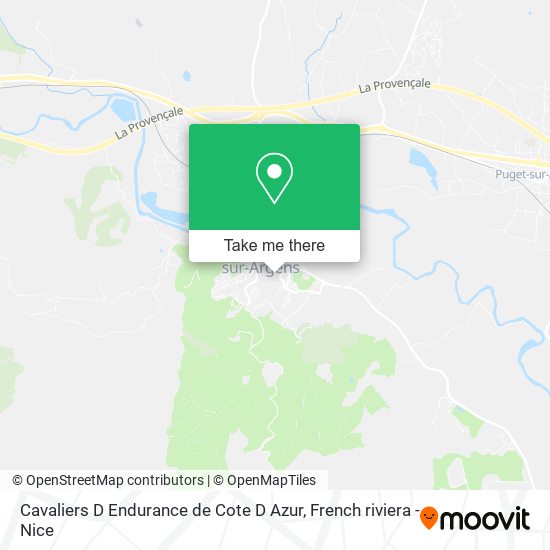 Cavaliers D Endurance de Cote D Azur map