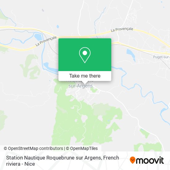 Mapa Station Nautique Roquebrune sur Argens