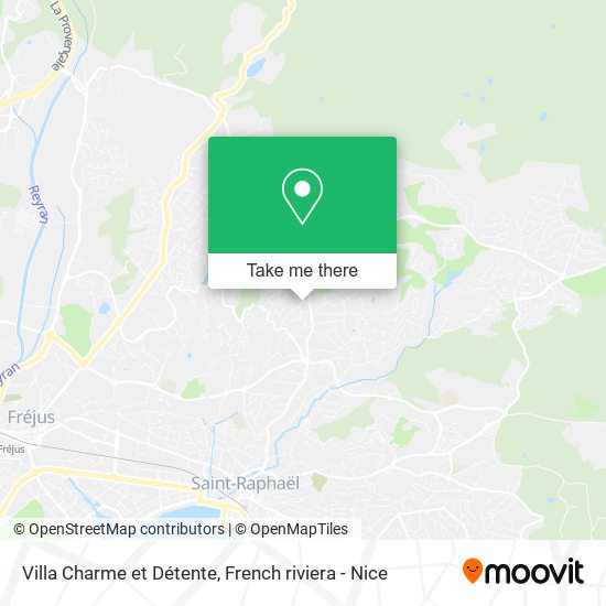 Villa Charme et Détente map