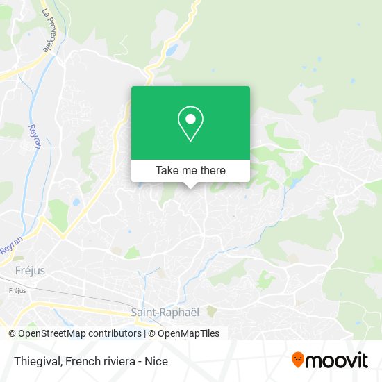 Mapa Thiegival